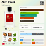 Zodiac Apex Power Extrait de Parfum – Unisex - Fragrance Time